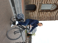 fractievoorzitter en fervente fietser Tim Tubbax