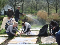 Het oude verwijderen om het nieuwe te plakken